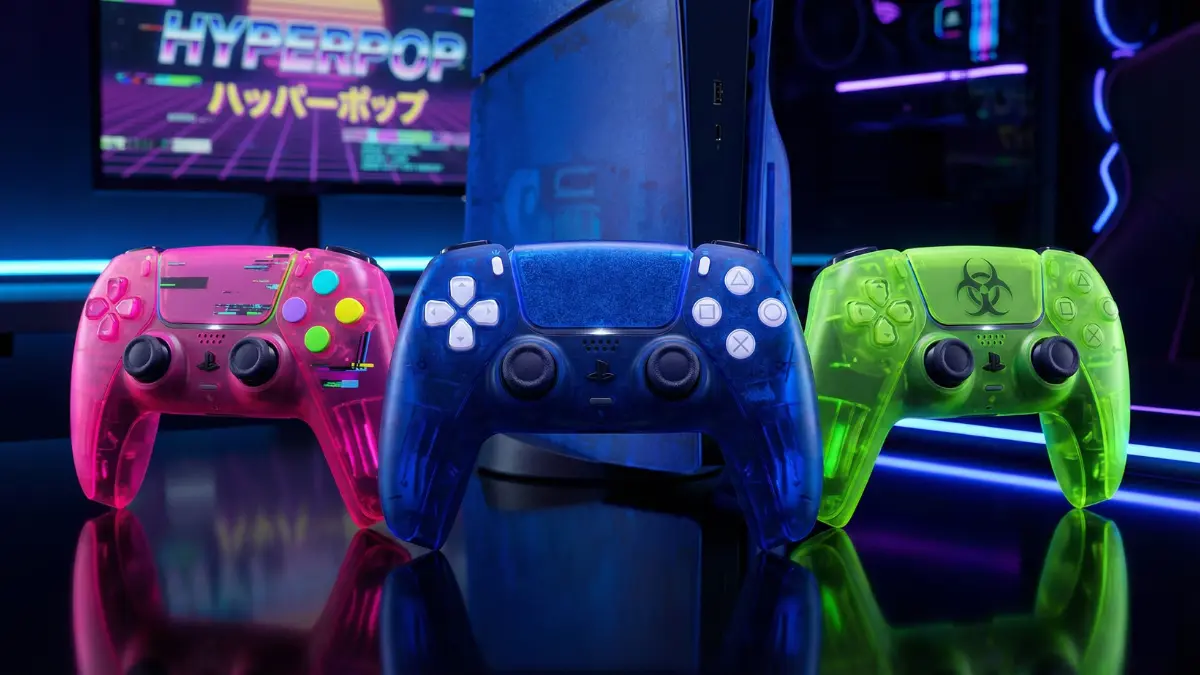 PS5 Hyperpop Collection, DualSense V3 battery life, PS5 translucent faceplates, Glitch Pink PS5 controller, Static Blue PS5 review, PS5 controller drift fix 2026, Hyperpop aesthetic gaming setup, PS5, Gaming Hardware, Sony, DualSense, Hyperpop, Tech Review, MyTechLogs, Controller Mods, PS5 Slim